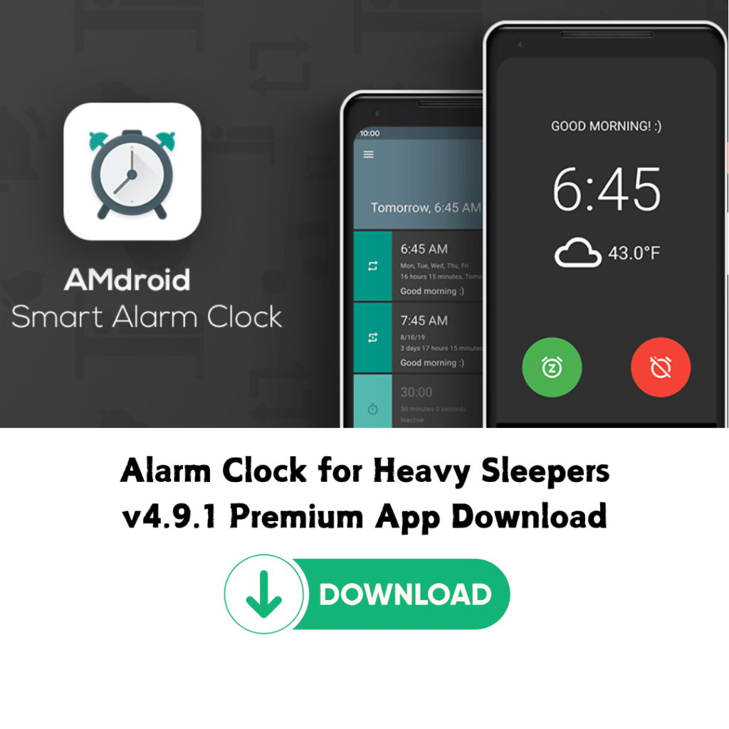 Alarm Clock for Heavy Sleepers v4.9.1 Premium App Download